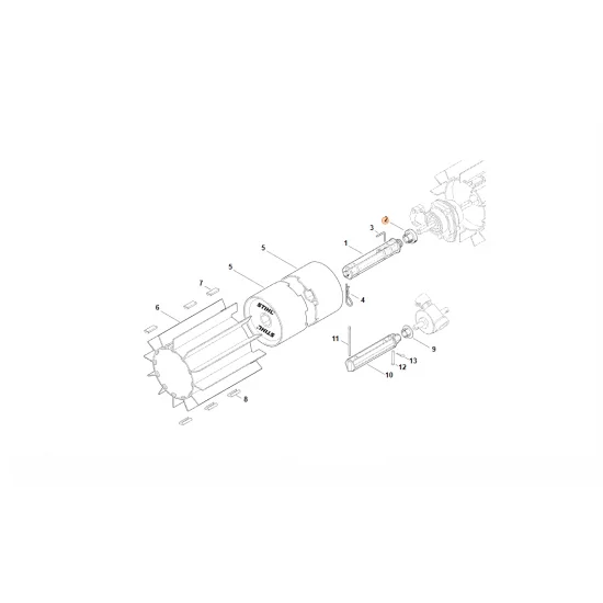 STIHL  Osłona przed owijaniem 4601 732 1000
